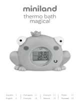 Miniland thermo bath magical Manual de usuario