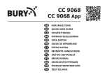 BURY CC 9068 El manual del propietario