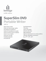 Iomega SuperSlim DVD Portable Writer El manual del propietario