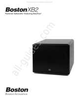 Boston XB2 Manual de usuario