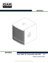 DAP Audio D3725 Manual de usuario