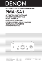 Denon PMA-SA1 Manual de usuario
