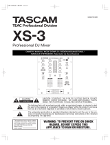 Tascam XS-3 El manual del propietario