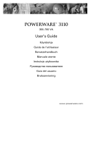 Powerware 3110 Manual de usuario