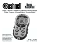 Bushnell Digital Compass 700001 El manual del propietario