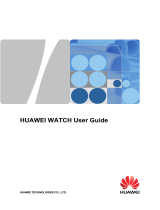 Huawei HUAWEI WATCH Guía del usuario