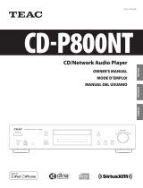 TEAC CD-P800NT El manual del propietario