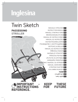 mothercare Inglesina Sketch Twin Stroller 0716918 Guía del usuario
