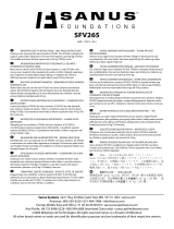 Sanus SFV265 Manual de usuario