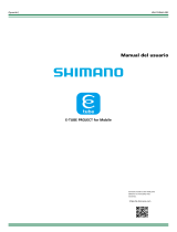 Shimano E-TUBE PROJECT for mobile Manual de usuario