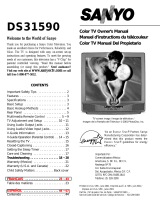 Sanyo DS31590 Manual de usuario