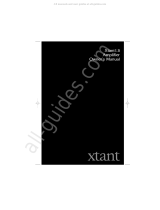 Xtant 1.1I Manual de usuario
