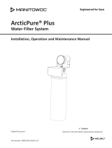 Manitowoc Ice ArcticPure Plus Water FiltersArcticPure Plus Water Filters Guía de instalación