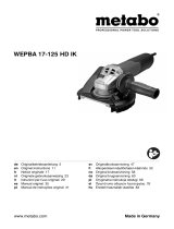 Metabo WEPBA 17-125 HD IK Instrucciones de operación