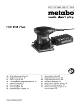 Metabo FSR 200 INTEC Instrucciones de operación