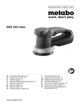 Metabo SXE 325 INTEC Instrucciones de operación