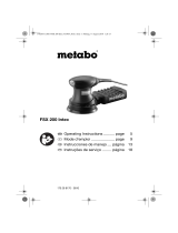 Metabo FSX 200 INTEC Instrucciones de operación