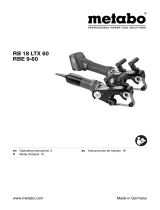 Metabo RB 18 LTX 60 Instrucciones de operación