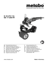 Metabo W 18 LTX 115 Instrucciones de operación