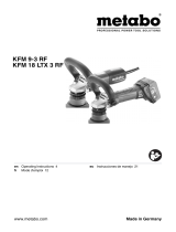 Metabo KFM 18 LTX 3 RF Instrucciones de operación