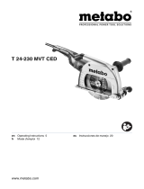 Metabo T 24-230 MVT CED Instrucciones de operación