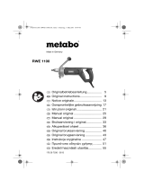 Metabo RWE 1100 Instrucciones de operación