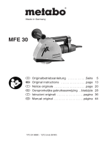 Metabo MFE 30 Instrucciones de operación