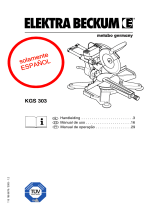 Elektra Beckum KGS 303 Manual de usuario