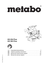 Metabo KS 254 Plus Manual de usuario