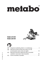 Metabo KGS 254 M Instrucciones de operación