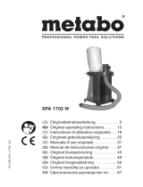 Metabo SPA 1702 W Instrucciones de operación