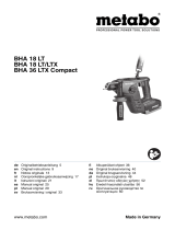 Metabo BHA 36 LTX Compact Instrucciones de operación