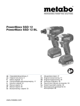 Metabo PowerMaxx SSD 12 BL Instrucciones de operación