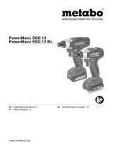 Metabo PowerMaxx SSD 12 Instrucciones de operación