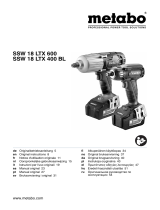 Metabo SSW 18 LTX 600 Instrucciones de operación