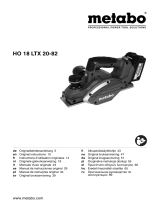 Metabo HO 18 LTX 20-82 Instrucciones de operación