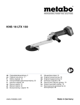 Metabo KNS 18 LTX 150 Instrucciones de operación