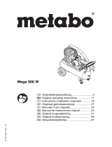 Metabo MEGA 500 W Instrucciones de operación