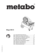 Metabo Mega 500 D Instrucciones de operación