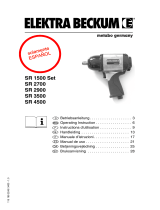 Metabo SR 1500 Set Manual de usuario