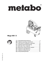 Metabo Mega 600 D Instrucciones de operación
