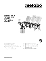 Metabo FSP 600 HVLP Instrucciones de operación