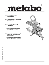 Metabo Transversing SADDLE PKF 255 Instrucciones de operación