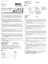 SICK KTS Core EasyTeach 1x PNP / 1x NPN Quickstart