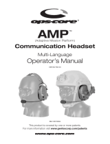 Ops-Core AMP Communication Headset Manual de usuario