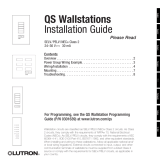 Lutron Electronics Architrave QSWA-KP5-DN Guía de instalación