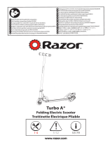 Razor Turbo A Black Label Electric Scooter Manual de usuario