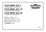 VOX Amplification MINI GO 3 El manual del propietario