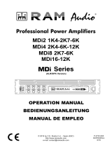 RAM MDi Series – XLR and Speakon Connectors version – Manual de usuario