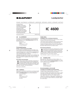 Blaupunkt ic 4600 El manual del propietario